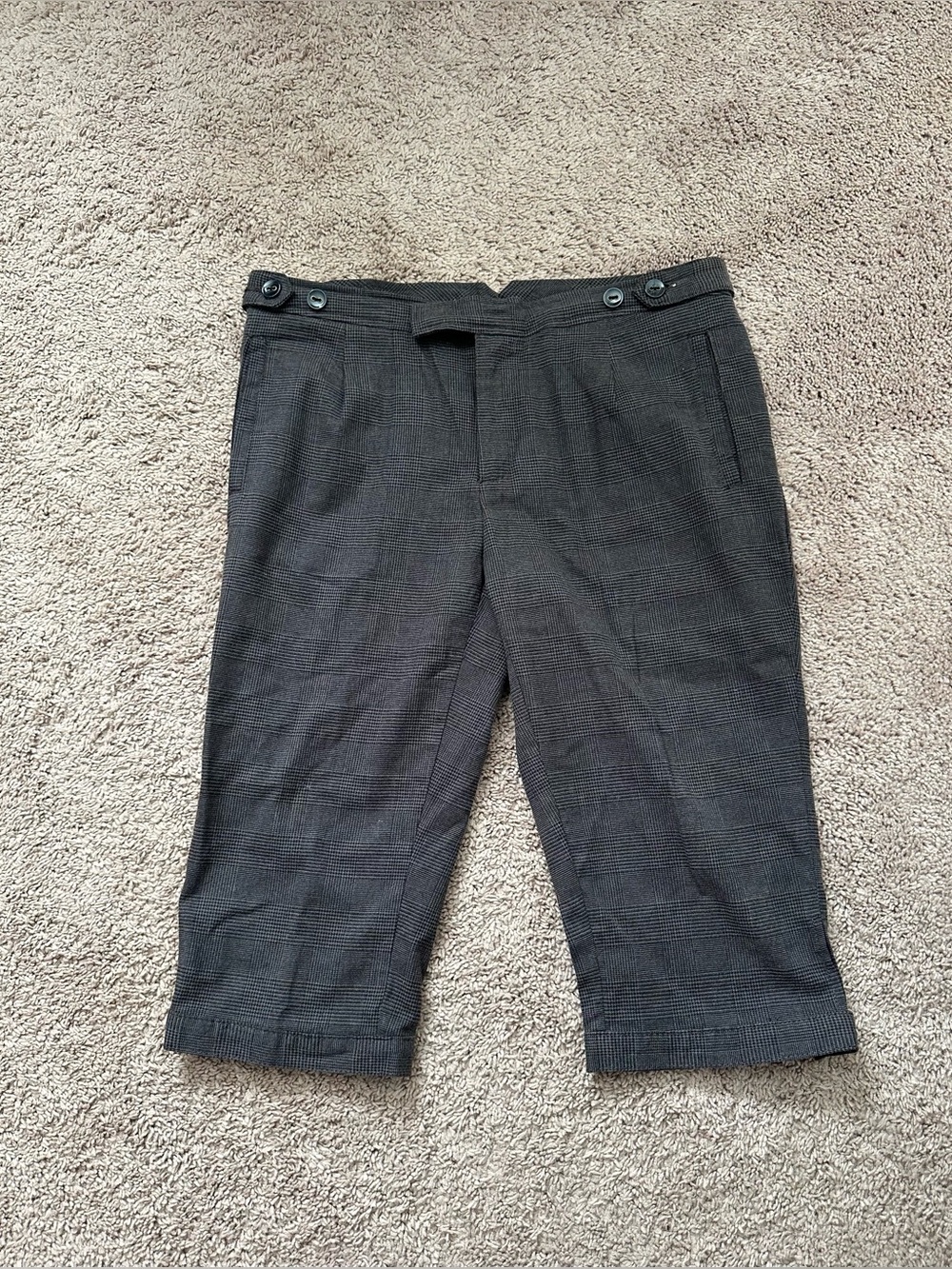a.n.a Plaid houndstooth Capri Pants Size 10